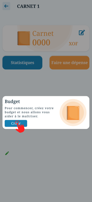 Création d'un budget