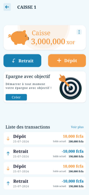 epargne objectif close